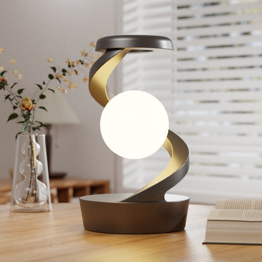 LunarGlow Wireless Charging Moon Lamp